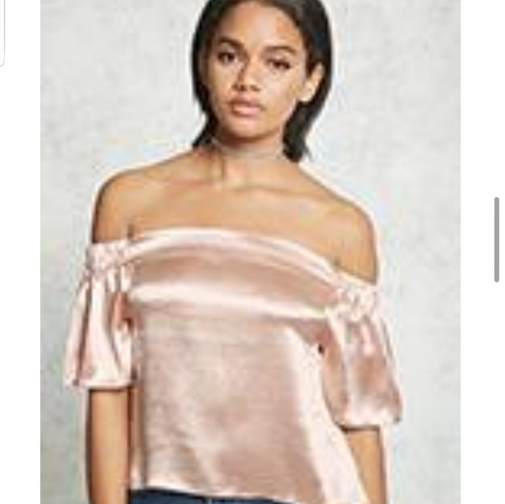Blush Off the Sholder Top